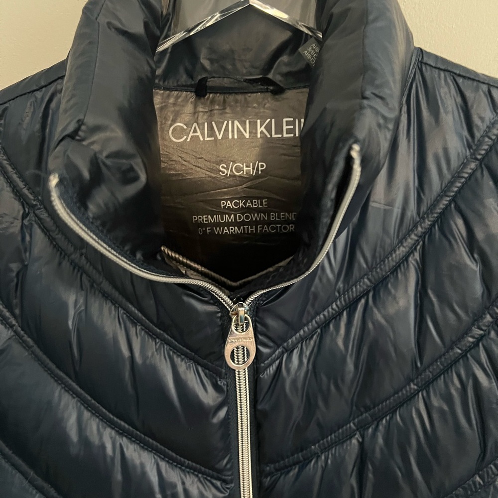 Calvin Klein NWT Blue Coat